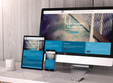 Webbsida åt juristfirma - baserad på Wordpress template