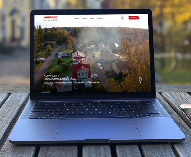 Ny hemsida och ny grafisk profil till Rensman